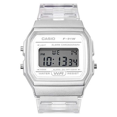 RELOJ CASIO MUJER ANÁLOGO F91WS-7DF - 1