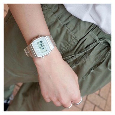 RELOJ CASIO MUJER ANÁLOGO F91WS-7DF - 6