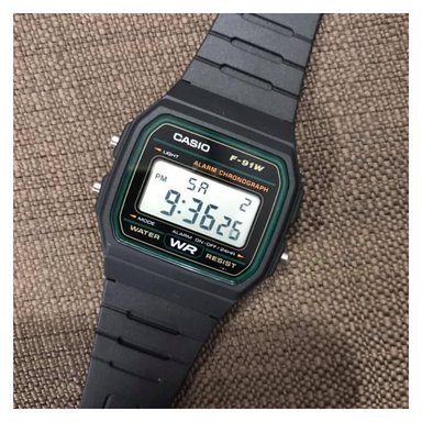 RELOJ CASIO HOMBRE DIGITAL F91W-3DG - 2