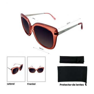 LENTES DE SOL FOSSIL X82635 MUJER PROTECCIÓN UV - 4