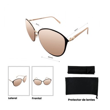 LENTES DE SOL FOSSIL X82502 MUJER PROTECCIÓN UV - 5