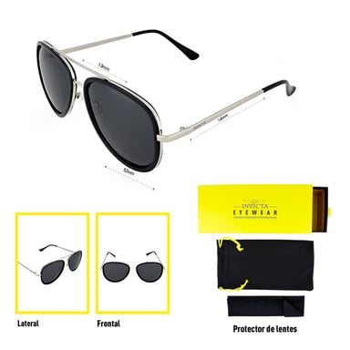LENTES DE SOL INVICTA I14879-SPE-30-P03 HOMBRE/MUJER PROTECCIÓN UV - 5