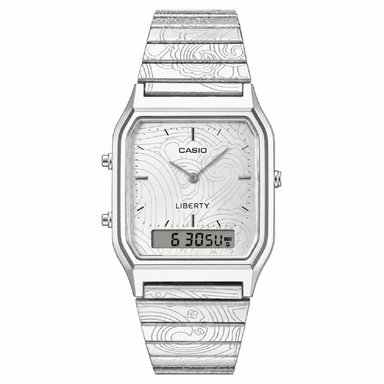 RELOJ CASIO AQ-230ELT-7ADR PARA UNISEX ACERO INOXIDABLE PLATEADO - 1