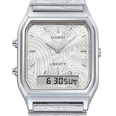 RELOJ CASIO AQ-230ELT-7ADR PARA UNISEX ACERO INOXIDABLE PLATEADO - 3