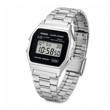 RELOJ CASIO A158WEA-1DF PARA UNISEX ACERO INOXIDABLE PLATEADO - 2