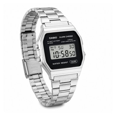 RELOJ CASIO A158WEA-1DF PARA UNISEX ACERO INOXIDABLE PLATEADO - 3