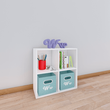 ORGANIZADOR WONDER WOOD MUEBLERÍA JUGUETERO MONTESSORI 4 COMPARTIMIENTOS MELAMINA NIÑOS Y NIÑAS BLANCO - 2