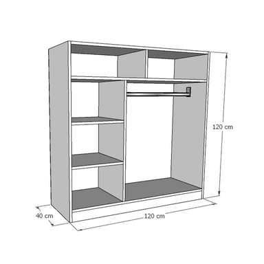 CLÓSET WONDER WOOD MUEBLERÍA ORGANIZADOR MONTESSORI 5 COMPARTIMIENTOS MELAMINA NIÑOS Y NIÑAS BLANCO - 3