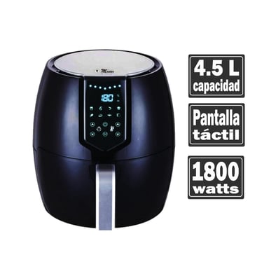 FREIDORA DE AIRE ELECTRO MASTER EM-AF-1153 4.5 LITROS ELECTRO MÁSTER 1800 WATT POTENCIA NEGRO - 2