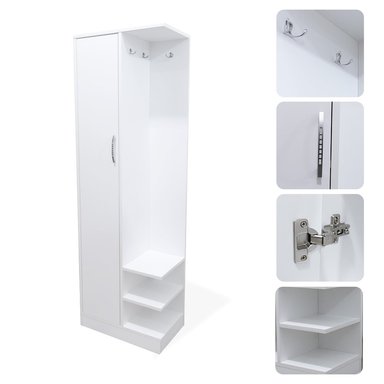 MUEBLE ZAPATERA ARMARIO ORGANIZADOR MODERNO DE MELAMINA CLASSIC 2 - 5