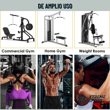 BARRA XTREME SPORT PULL DOWN ACERO ACCESORIOS MÁQUINA - 4