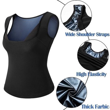 CAMISETA SWEAT SHAPER PARA MUJER – EFECTO SAUNA Y MOLDEADOR DE CUERPO - 6