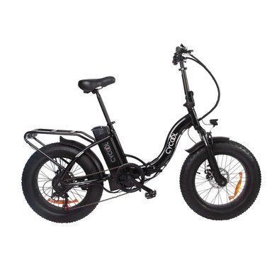 E-BIKE CYCOOL EWILD20W/1005 CON TIMON PLEGABLE, INC. BATERIA, CARGADOR Y LLAVES /NEGRO + CASCO - 4