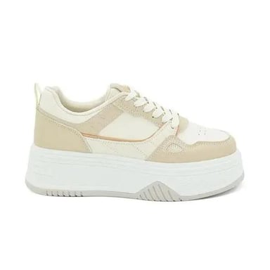ZAPATILLA MUJER STHEF URBANA BEIGE 7660 - 1