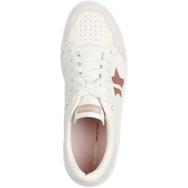 ZAPATILLA SKECHERS HILAND 185176OFWT CREMA PARA MUJER - 4
