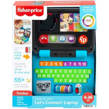 FISHER PRICE RÍE Y APRENDE MI PRIMER LAPTOP DE APRENDIZAJE - 1