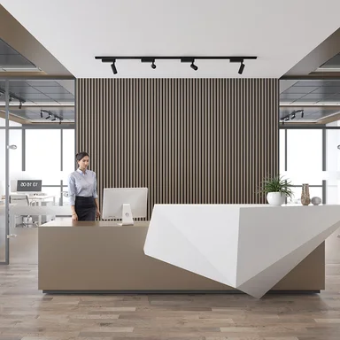 DECORACION PARED DECORPLAS WPC MARRÓN WALL PANEL COÑAC INTERIORES - 5