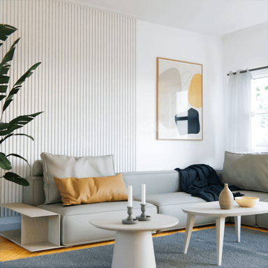 DECORACION PARED DECORPLAS WPC BLANCO WALL PANEL INTERIORES - 1