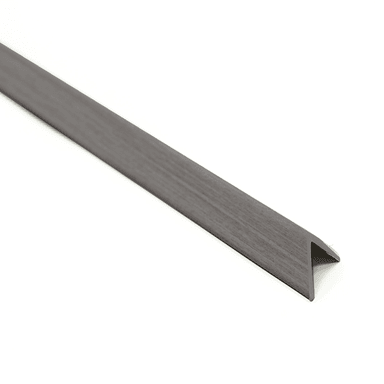SET DECORACION PARED DECORPLAS WPC PERFIL MARRON DOS PERFILES L WALL PANEL COÑAC BY - 1