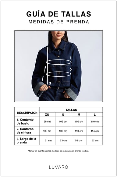 CASACA DENIM MANGA DOBLADA - 5