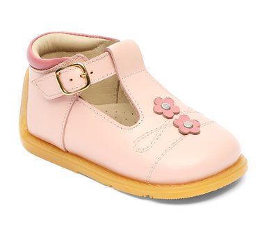 ZAPATOS DE VESTIR NIÑA BUBBLEGUMMERS CUERO ROSADO - 2