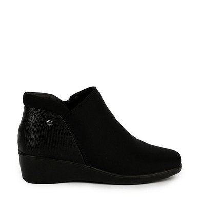 BOTINES MUJER BATA NEGRO CASUALES COMFIT - 1