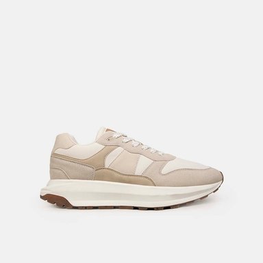 ZAPATILLAS URBANAS HOMBRE BATA BEIGE - 1