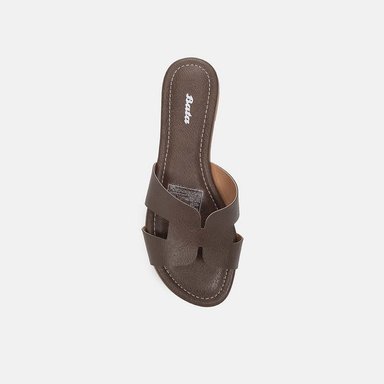 SANDALIAS CASUALES MUJER BATA MARRÓN - 4