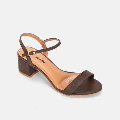 SANDALIAS CASUALES MUJER BATA MARRÓN - 2
