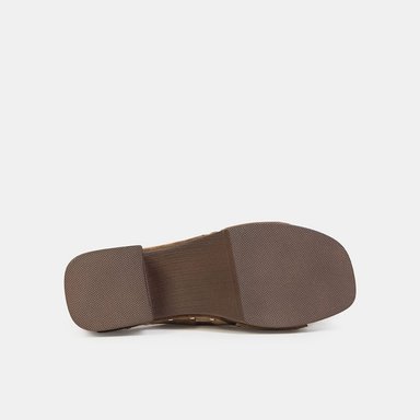 SANDALIAS CASUALES MUJER BATA MARRÓN - 5