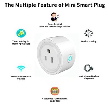 ENCHUFE TECH CARE INTELIGENTE WIFI COMPATIBLE ALEXA GOOGLE - 2