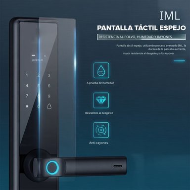CERRADURA INTELIGENTE GRANDE 5 MODOS+ ASESORÍA INSTALACIÓN - 4