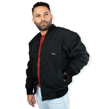 CASACA LEGANT HOMBRE CUELLO TEJIDO - NEGRO XXXL - 2
