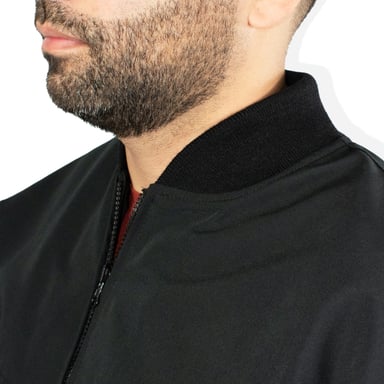 CASACA LEGANT HOMBRE CUELLO TEJIDO - NEGRO XXXL - 5