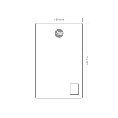 TERMA A GAS 16 L RHEEM GN TIRO NATURAL | Gris - 5
