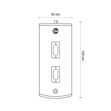 TERMA ELÉCTRICA 152 L RHEEM | Gris - 5