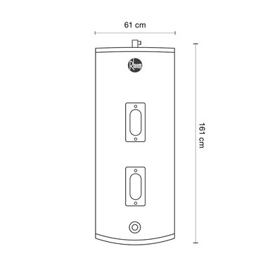 TERMA ELÉCTRICA 303 L RHEEM | Gris - 5