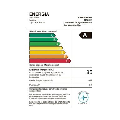 TERMA ELÉCTRICA 303 L RHEEM | Gris - 6
