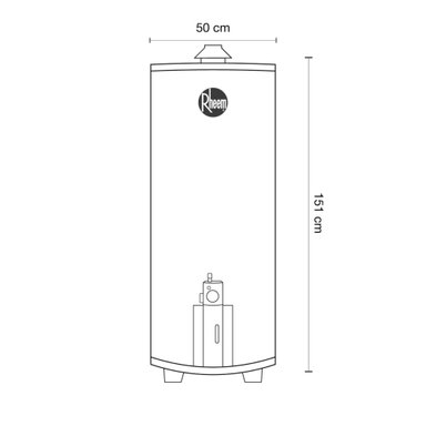 TERMOTANQUE 190L RHEEM GN - 4
