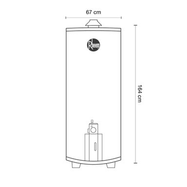 TERMOTANQUE 285L RHEEM GN - 5