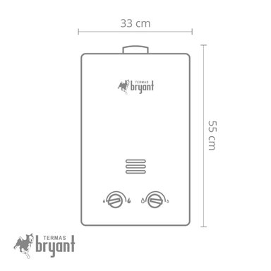 TERMA A GAS 10 L GN BRYANT TIRO NATURAL | BLANCO - 5