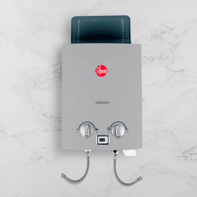 TERMA A GAS 5.5L GLP RHEEM TIRO NATURAL | GRIS - 2