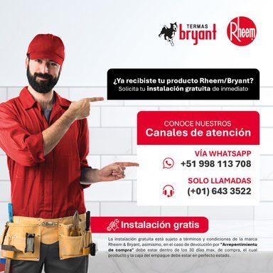 TERMOTANQUE RHEEM 76L GN - 3