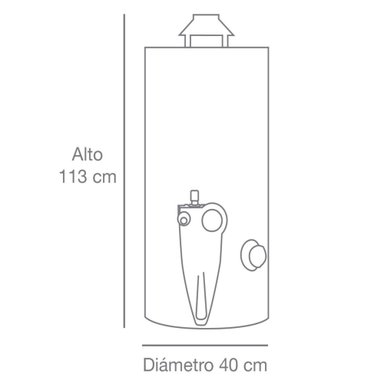TERMOTANQUE RHEEM 76L GN - 5