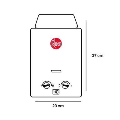 TERMA A GAS 8L GAS NATURAL GN - TIRO NATURAL SIN DUCTO - 7
