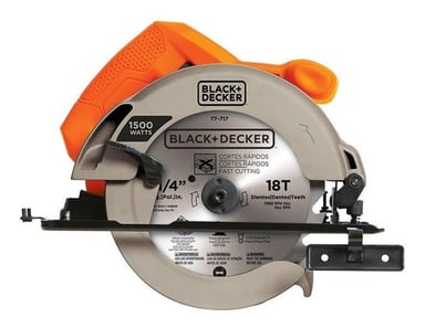 SIERRA CIRCULAR 184MM 1500W 62MM BLACK Y DECKER CS1024-B2C - 2