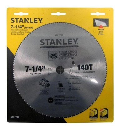 DISCO DE SIERRA CIRCULAR7-1/4STEEL GENERAL STA7747 STANLEY - 1