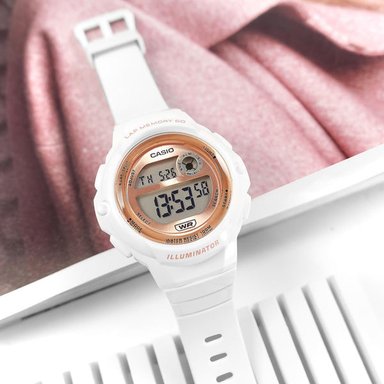 RELOJ CASIO MUJER ANÁLOGO ACUATICO LWS-1200H-7A2 - 9