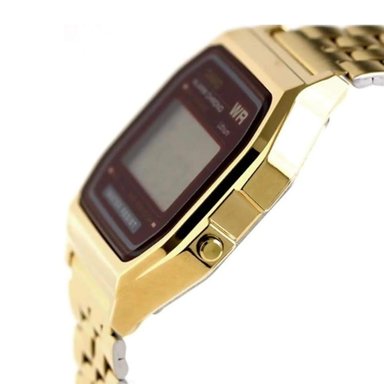 RELOJ DIGITAL UNISEX A159WGEA-5DF CASIO DORADO CLASICO - 3