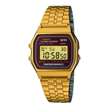 RELOJ DIGITAL UNISEX A159WGEA-5DF CASIO DORADO CLASICO - 6